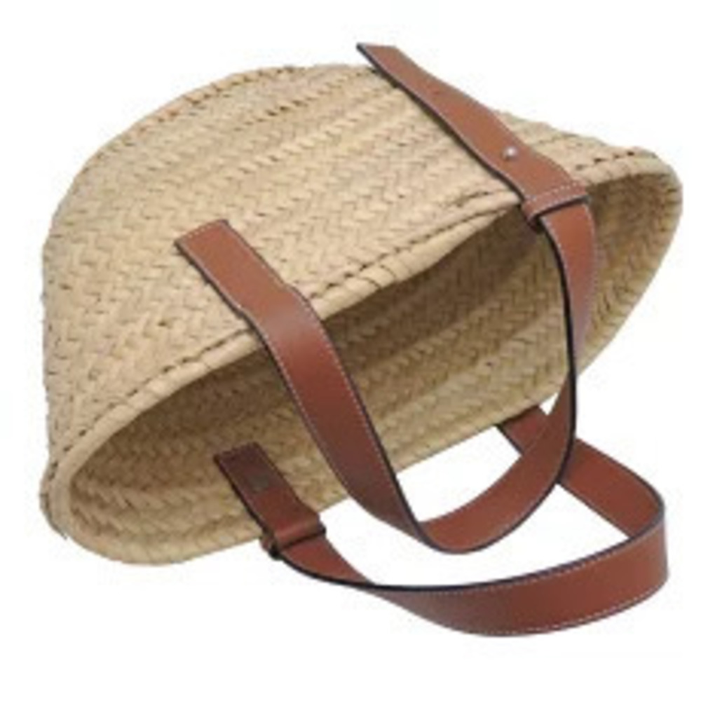 Loewe Basket Handbag Raffia - Picture 4 of 8